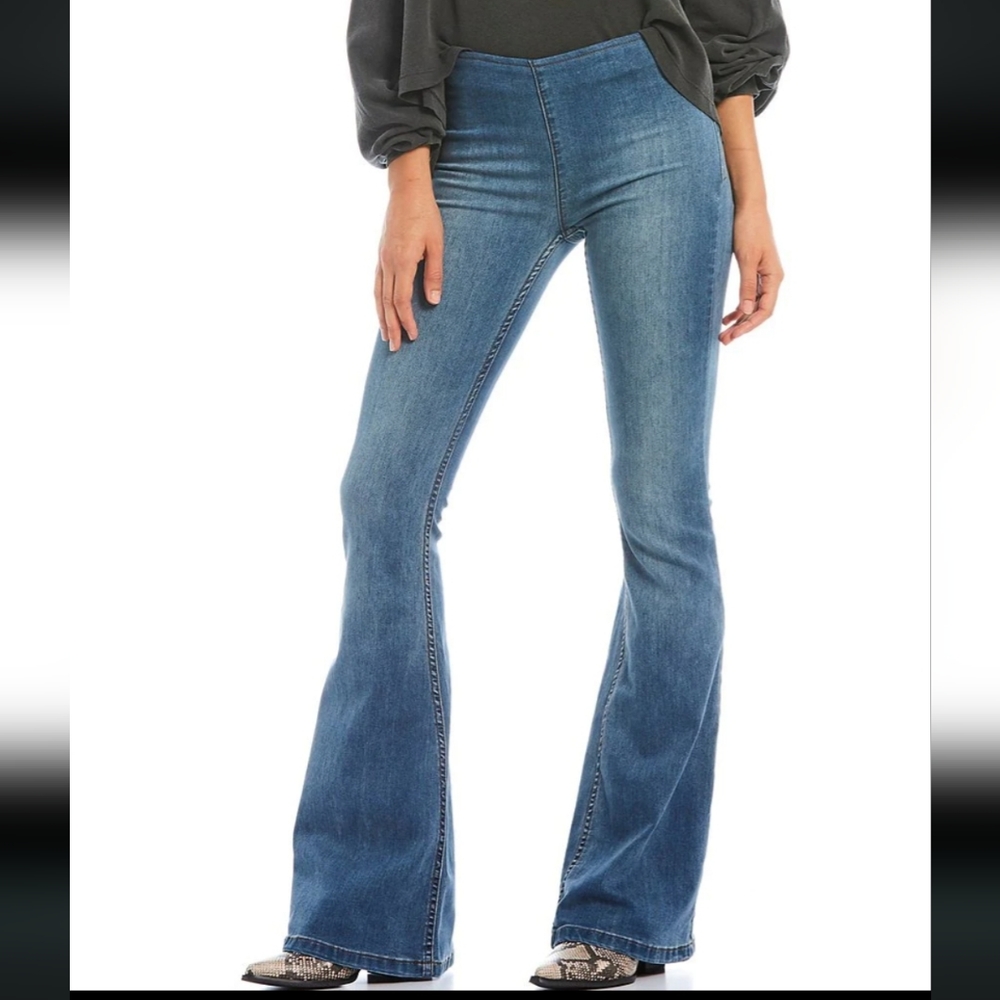 --Free People flared jeans